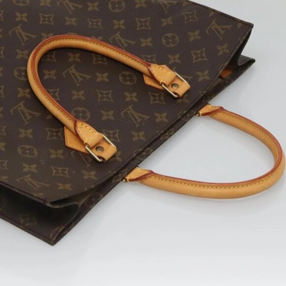 LOUIS VUITTON Monogram Sac Plat Hand Bag M51140 LV Auth 126531 - Picture 6 of 16